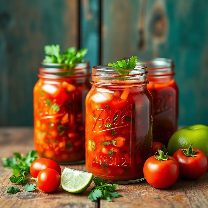 Abuela's Salsa Jars